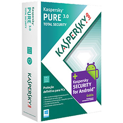 Kaspersky Pure Total Security 3.0 3 Usuários, 1 Ano Português (Mídia)