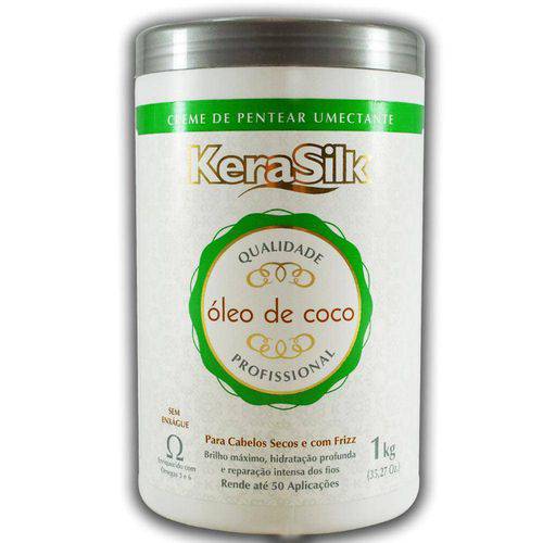 Kerasilk - Creme de Pentear Umectante Óleo de Coco - 1kg