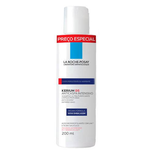 Kerium Ds La Roche Posay - Shampoo Anticaspa de Ação Intensiva