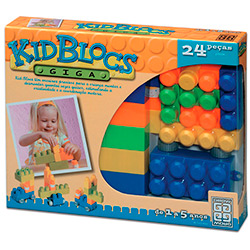 Kid Blocs - Cartucho C/ 24 Peças - Grow
