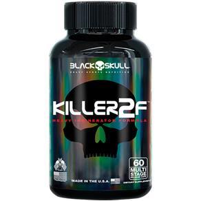 Killer 2f 60 Caps- Black Skull Thermogenico Importado