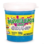 Kimeleka Slime 180g Art Kids Acrilex Glitter Azul