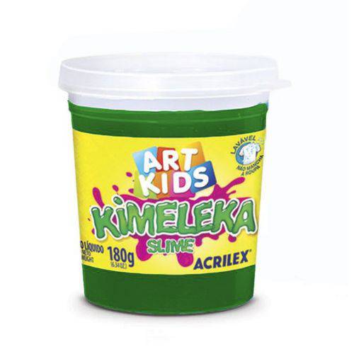 Kimeleka Slime 180gr Verde Art Kids - Acrilex