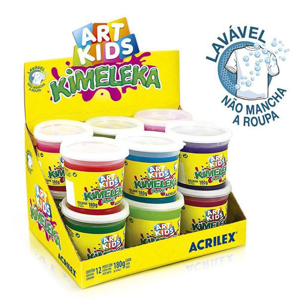 Kimeleka Slime Art Kids Acrilex - Violeta 180g 5812