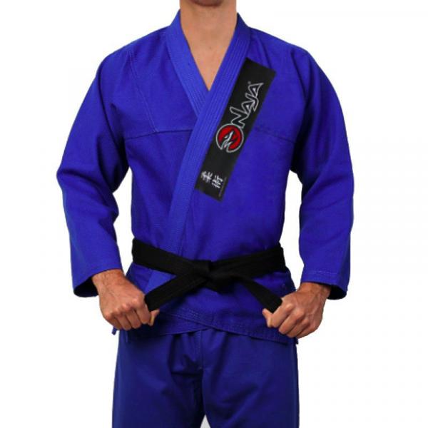 Kimono Jiu Jitsu - One - Trancado - Naja - Azul .
