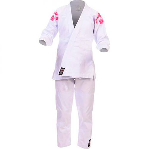 Kimono Jiu-Jitsu Premium Branco Feminino A4