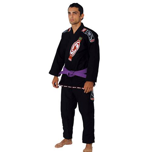 Kimono Jiu Jitsu Serie Pro Preto A0