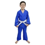 Kimono Judo Infantil Shinai Reforçado Azul
