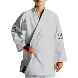 Kimono Judô/Jiu-Jitsu Light Infantil Budô Brasil Branco