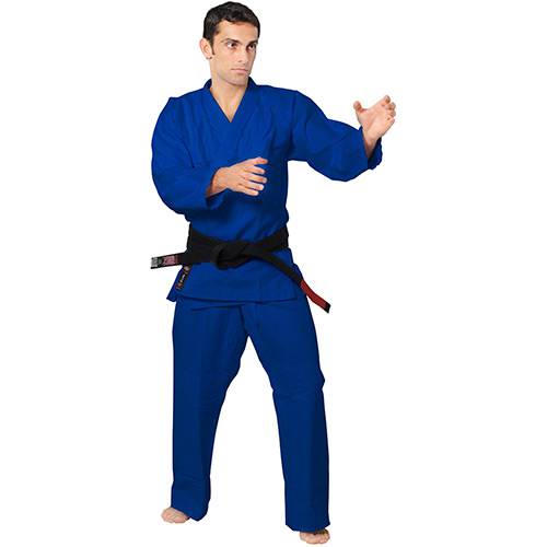Kimono Judo Reforçado Adulto Azul A6