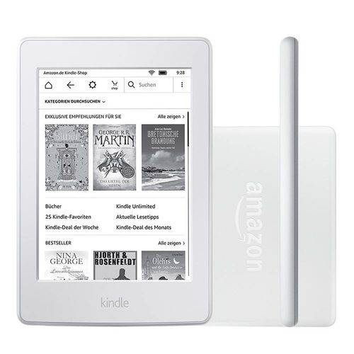 Kindle 8ª Geração Amazon, Branco, Tela de 6", Wi-fi, 4gb