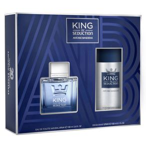 King Of Seduction Antonio Banderas Kit - Perfume EDT + Desodorante Kit