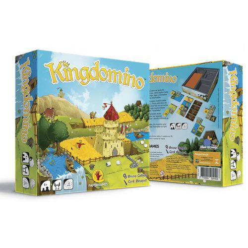 Kingdomino Jogo de Tabuleiro PaperGames J006