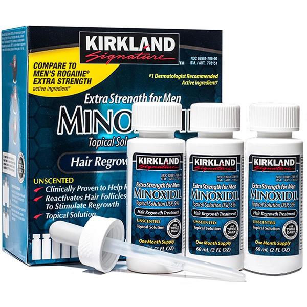 Tudo sobre 'Kirkland Signature Extra Strenght - Tratamento Barba Cabelo - Kit para 3 Meses - Minoxidin'