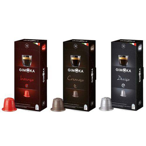 Tudo sobre 'Kit 30 Cápsulas de Café para Máquinas Nespresso® - Gimoka - 03 Sabores'