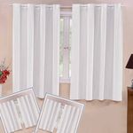 Kit 03 Cortinas Blackout Corta Luz Pvc 2,80m X 1,60m - Branco