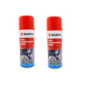 Kit 02 Und. Higienizador Limpa Ar Condicionado W-Max Wurth 200ml