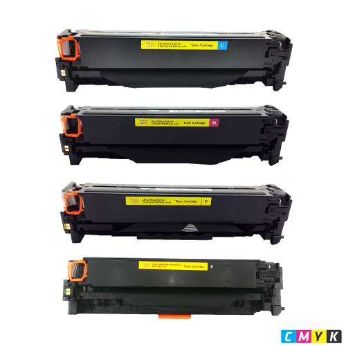 Kit 04 Cartuchos Toner Compatível Hp 304a 312a 305a | Cp2020 Cp2025 Cm2320 M475 04 Cores Chinamate