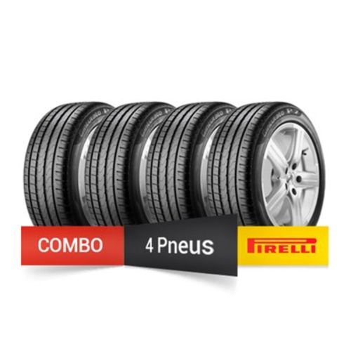 Tamanhos, Medidas e Dimensões do produto Kit 04 Pneus Pirelli 195/55r15 85h Cinturato P7