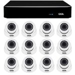 Kit 12 Câmeras de Segurança HD 720p Giga Security GS0015 + DVR Giga Security Multi HD + Acessórios