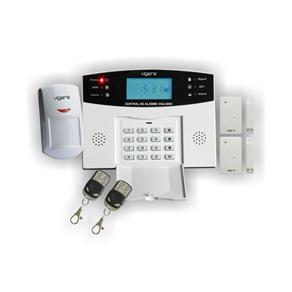 Kit 1 Central de Alarme Sem Fios Vgc-300, com Discadora, Mensagem de Voz, Fácil Instalação - Vigere
