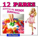 Kit 12 Pares - Sapatos para Boneca Barbie Sapatinho