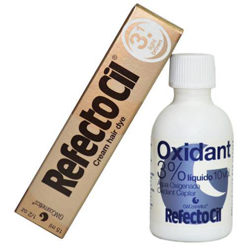Tudo sobre 'Kit 1 Refectocil Castanho Claro Nº 3.1 + Oxidante 50 Ml'