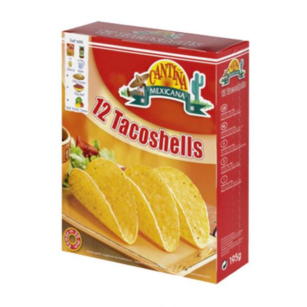 Kit 12 Tacoshells Cantina Mexicana 150g