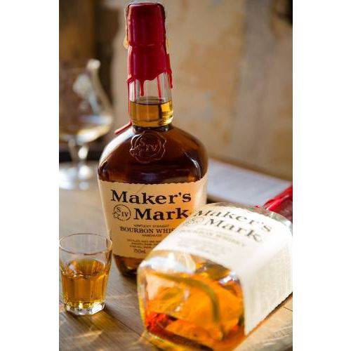 Kit 3 Whisky Bourbon Premium Makers Mark 750ml Americano
