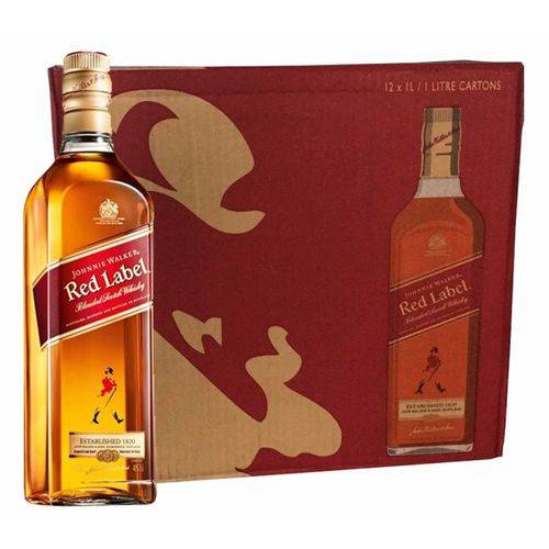 Kit 12 Whisky Johnnie Walker Red Label 1