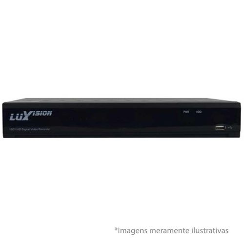 Kit 10 Câmeras de Segurança HB Tech HD 720p + DVR Luxvision All HD 5 em 1 ECD + Acessórios