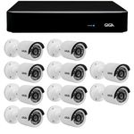 Kit 10 Câmeras de Segurança HD 720p Giga Security GS0013 + DVR Giga Security Multi HD + Acessórios