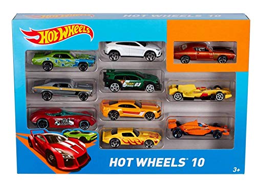 Kit 10 Carrinhos Básicos Sortidos - Hot Wheels 54886