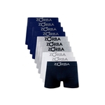 Kit 10 Cuecas Boxer Zorba Adulto Com Algodão 781