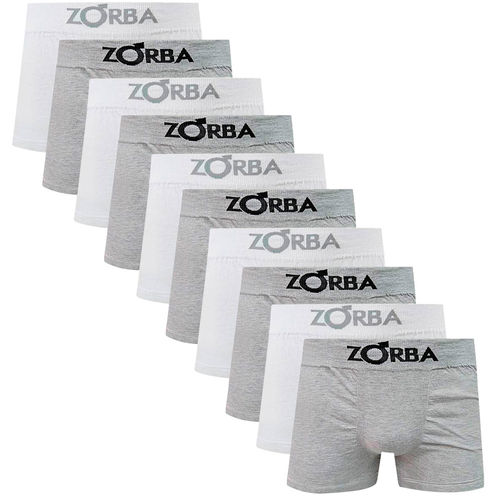 Kit 10 Cuecas Boxer Zorba Adulto com Algodão