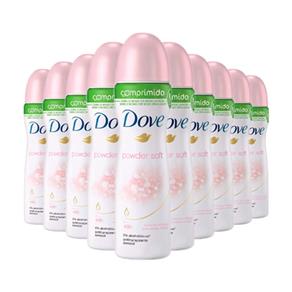 Kit 10 Desodorante Aerosol Dove Comprimido Powder 54g