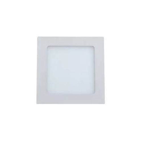Kit 5 Painel Plafon Led Sobrepor Quadrado 12w Luminária - Branco Quente