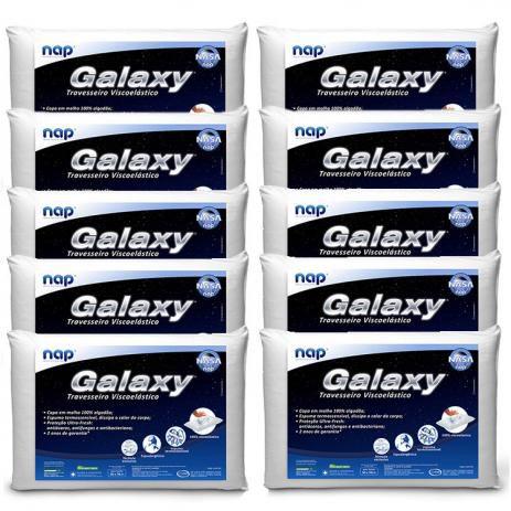 KIT 10 Travesseiros Nasa Viscoelastico Nap Galaxy