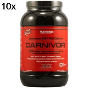 Kit 10X Carnivor - 980G Chocolate - Musclemeds