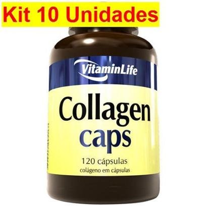 Kit 10X Collagen Caps Colágeno - 120 Cápsulas - VitaminLife