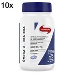 KIT 10X Omegafor - 120 Cápsulas 1g - Vitafor
