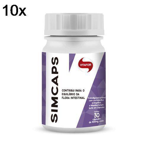 Kit 10X Simcaps - 30 Cápsulas - Vitafor