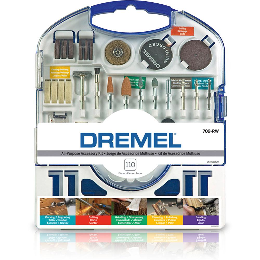 Kit 110 Acessórios Multiuso 26150709AB - Dremel