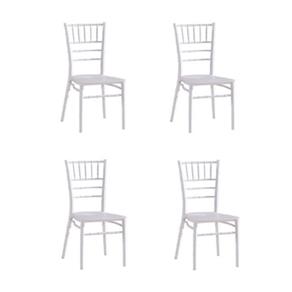 Kit 4 Cadeira Tiffany - Branco
