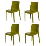 Kit 4 Cadeiras Ice Verde Or Design