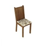 Kit 4 Cadeiras Rustic/lírio Bege Madesa 4290