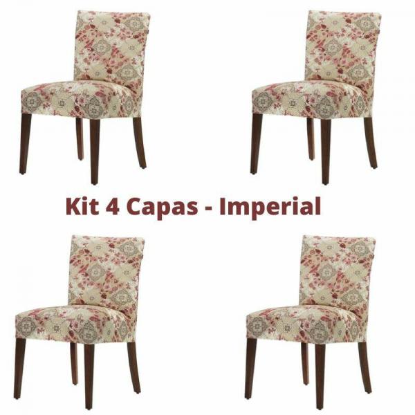 Kit 4 Capas para Cadeira Malha - Imperial - Adomes
