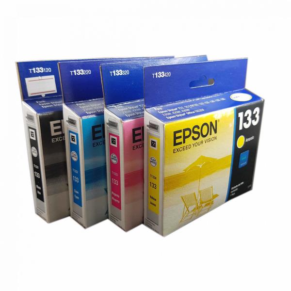 Kit 4 Cartuchos Epson 133 Epson Tx235w Tx420w Tx430w Tx320f