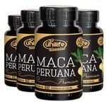 Kit 4 Maca Peruana Premium Unilife 100% Pura - 60 Cápsulas