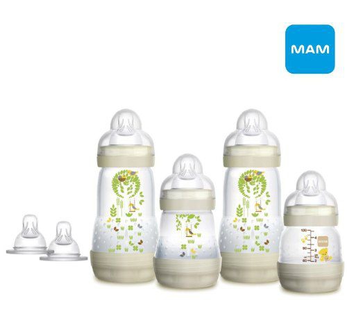 Kit 4 Mamadeiras Mam + Bico Easy Start Gift Set Neutral 4675